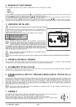 Preview for 126 page of Westen Quasar E Operating And Installation Instructions