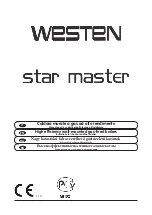 Westen star master 240 Fi Instructions For The User And The Installer preview