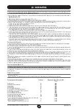 Preview for 28 page of Westen star master 240 Fi Instructions For The User And The Installer