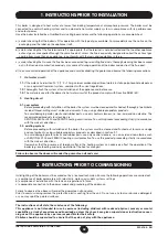 Preview for 32 page of Westen star master 240 Fi Instructions For The User And The Installer