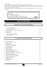 Preview for 56 page of Westen star master 240 Fi Instructions For The User And The Installer