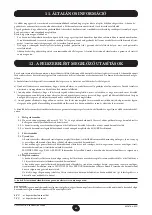 Preview for 62 page of Westen star master 240 Fi Instructions For The User And The Installer