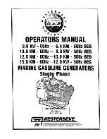 Westerbeke 10.0 BEG Operator'S Manual preview