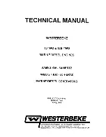 Westerbeke 10TWO Technical Manual предпросмотр