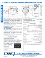 Preview for 4 page of Westerbeke 33a Specification