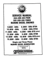 Westerbeke 35C-Three Service Manual предпросмотр