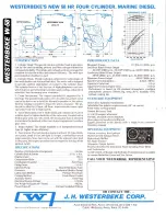 Предварительный просмотр 6 страницы Westerbeke W-58 Specification