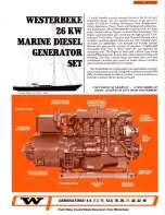 Westerbeke WTA-26-614 Specification preview