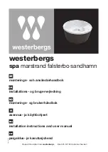 Westerbergs Falsterbo Installation Instructions And User Manual предпросмотр