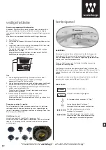 Предварительный просмотр 22 страницы Westerbergs Falsterbo Installation Instructions And User Manual