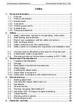 Preview for 3 page of Westermann Cleanmeleon ll Operating Instructions And Spare Parts List