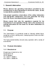 Preview for 5 page of Westermann Cleanmeleon ll Operating Instructions And Spare Parts List