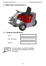 Preview for 18 page of Westermann Cleanmeleon ll Operating Instructions And Spare Parts List