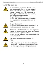 Preview for 24 page of Westermann Cleanmeleon ll Operating Instructions And Spare Parts List