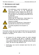 Preview for 36 page of Westermann Cleanmeleon ll Operating Instructions And Spare Parts List