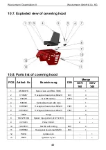 Preview for 49 page of Westermann Cleanmeleon ll Operating Instructions And Spare Parts List