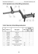 Preview for 59 page of Westermann Cleanmeleon ll Operating Instructions And Spare Parts List