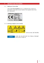 Предварительный просмотр 9 страницы Westermann CMA 800 Elektro Operating Instructions Manual