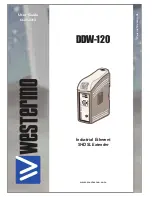 Предварительный просмотр 1 страницы Westermo DDW-120 User Manual