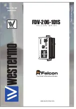 Предварительный просмотр 1 страницы Westermo Falcon FDV-206-1D1S User Manual