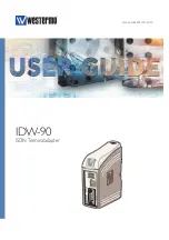 Предварительный просмотр 1 страницы Westermo IDW-90 User Manual