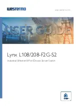 Westermo Lynx DSS L108-F2G-S2 EX User Manual preview