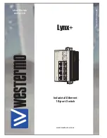 Preview for 1 page of Westermo Lynx Plus User Manual