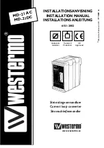 Предварительный просмотр 2 страницы Westermo MD-21 AC Installation Manual