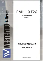 Westermo PMI-110-F2G User Manual preview