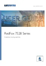 Westermo RedFox 7528 Series User Manual предпросмотр