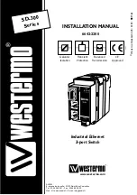 Westermo SD-300 Series Installation Manual предпросмотр