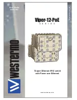 Предварительный просмотр 1 страницы Westermo Viper-112-P8 User Manual