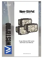 Предварительный просмотр 1 страницы Westermo Viper-112A-P8-HV User Manual