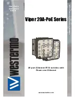 Предварительный просмотр 1 страницы Westermo Viper 12A-PoE Series
Viper-112A-P8-HV User Manual