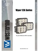 Предварительный просмотр 1 страницы Westermo Viper 12A Series User Manual