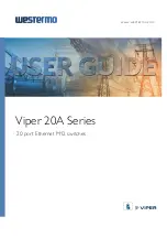 Предварительный просмотр 1 страницы Westermo Viper 20A Series User Manual