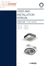 Предварительный просмотр 1 страницы Western Airconditioning CASK-12C User And Installation Manual