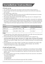 Preview for 10 page of Western Airconditioning SKOV2-18 User And Installation Manual