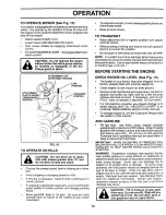 Предварительный просмотр 12 страницы Western Auto AYP7167A79 Operation And Service Instructions Manual