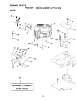 Предварительный просмотр 40 страницы Western Auto AYP7167A79 Operation And Service Instructions Manual