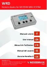 Предварительный просмотр 1 страницы Western Co WRD User Manual