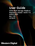 Предварительный просмотр 1 страницы Western Digital 2U24 User Manual