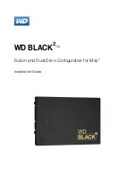 Western Digital BLACK 2 Installation Manual предпросмотр