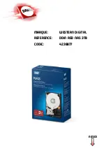 Western Digital DDIN RED NAS 3TB Quick Install Manual preview