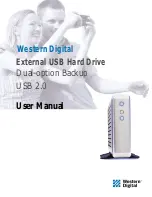 Preview for 1 page of Western Digital Dual-option Backup USB 2.0 User Manual