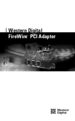 Preview for 1 page of Western Digital FireWire PCI Adapter Installation Manual