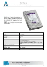 Предварительный просмотр 2 страницы Western Digital HDD-WD82PURZ User Manual