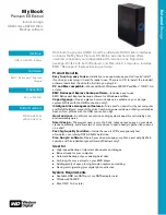 Preview for 1 page of Western Digital My Book WDG2T10000 Product Specifications