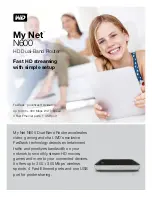 Western Digital My Net N600 Specifications preview