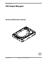 Предварительный просмотр 3 страницы Western Digital Purple PR1334M Technical Reference Manual